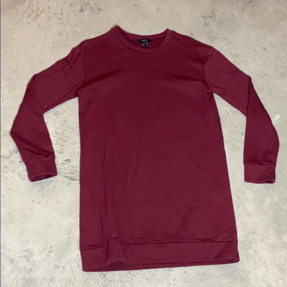 Long sleeve sweater dress